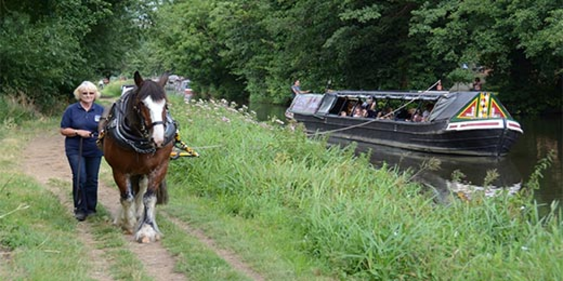 Horse Drawn Canal Boat & Afternoon Tea